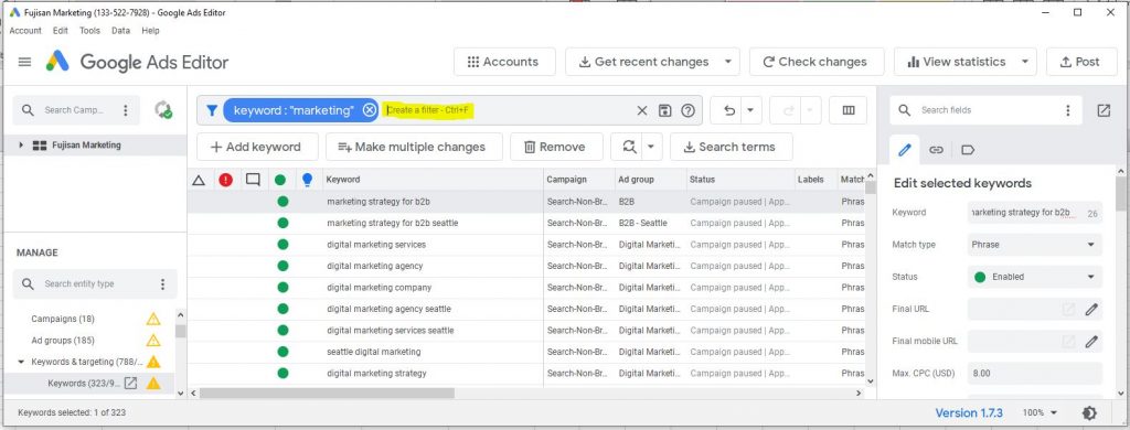 Google Ads Editor | Fujisan Marketing
