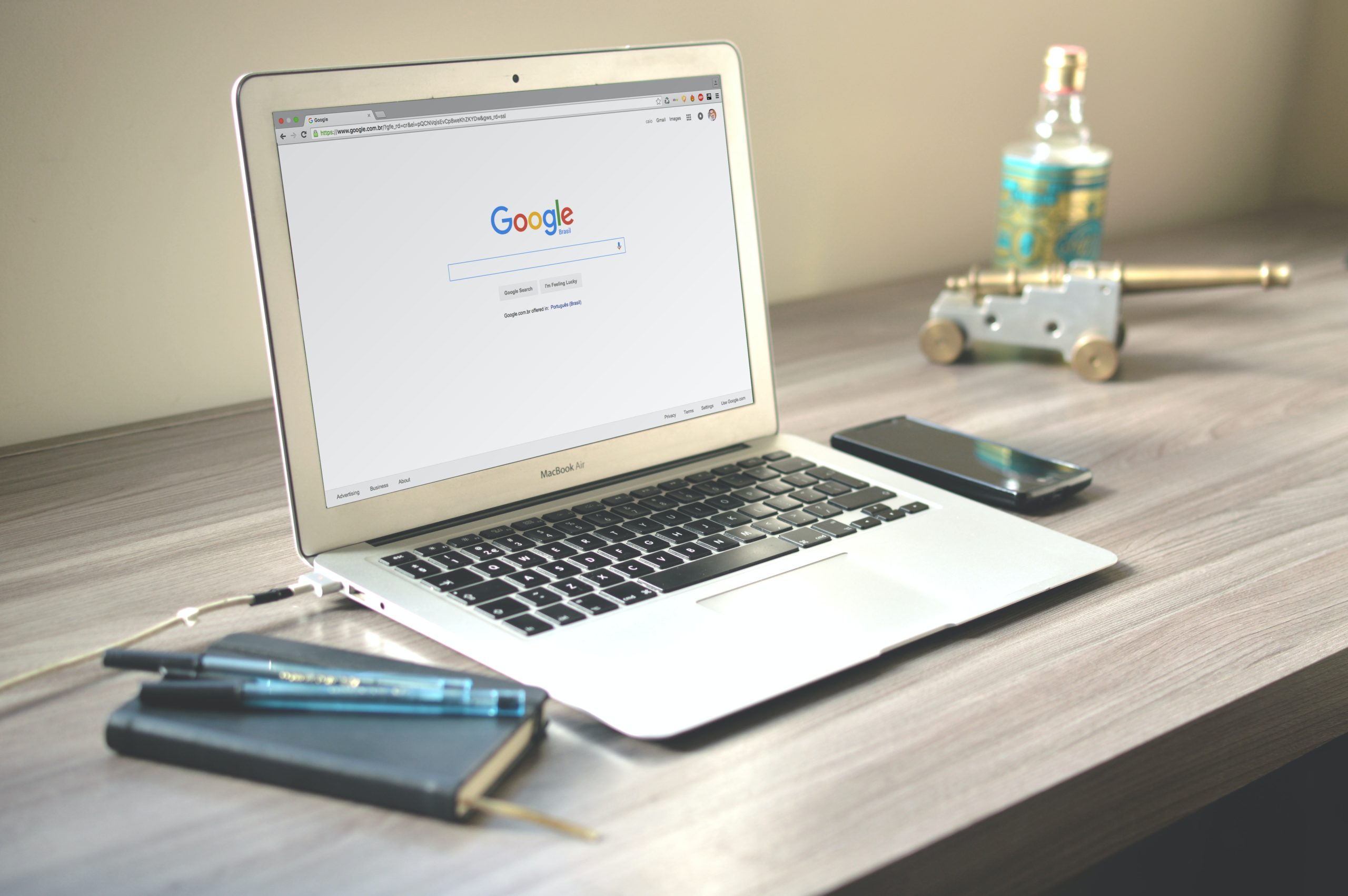 Google Search displayed on laptop | Fujisan Marketing